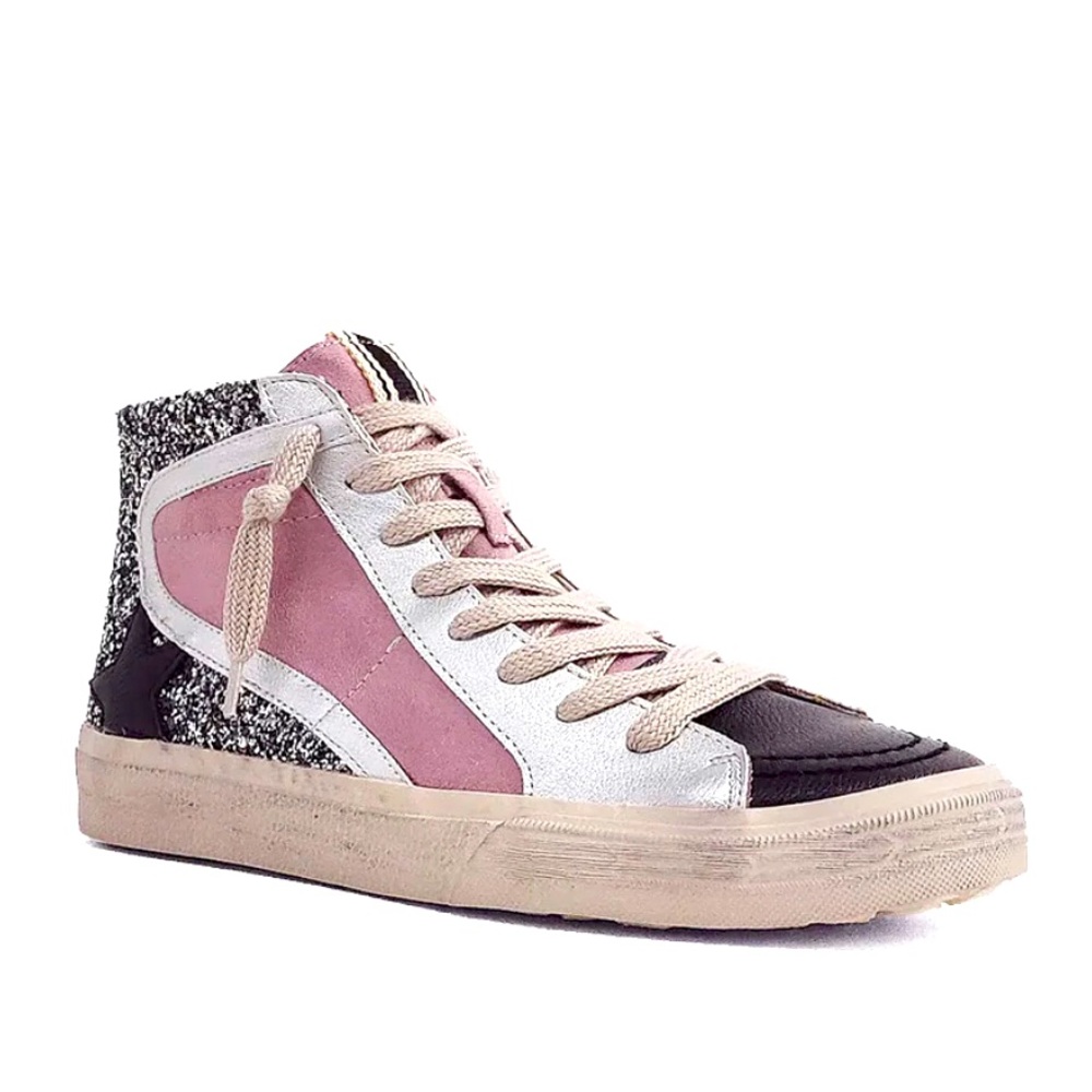 Praise Lilac ShuShop Hightop Sneakers